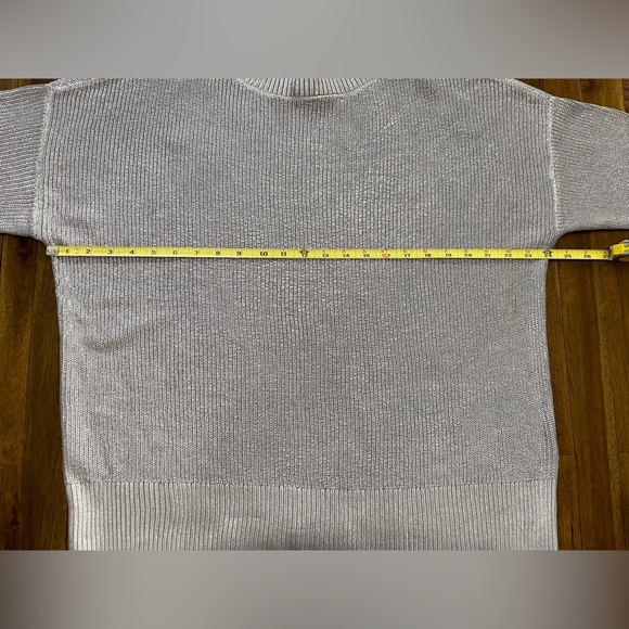 INC International Concepts Silver Women's Sweater - Picture 7 of 8